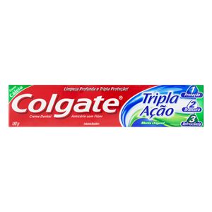 Creme Dental COLGATE Tripla Ação Menta Original 180g