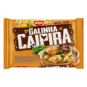 Macarrão de Galinha Caipira Instantâneo Nissin Miojo Nosso Sabor Pacote 74g