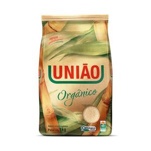 Açúcar Cristal Orgânico UNIÃO Pacote 1kg