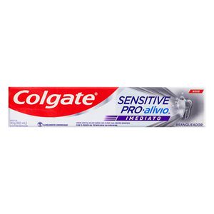 Creme Dental COLGATE Branqueador Sensitive Pro-Alívio Caixa 90g