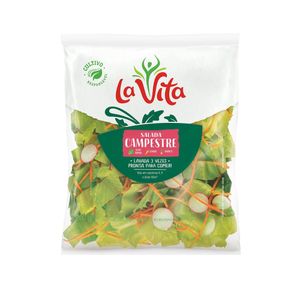 Salada Higienizada Campestre LA VITA Pacote 200g