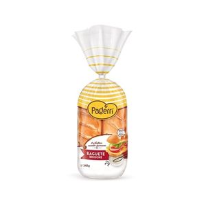 Pão Baguete PADERRÍ Brioche Pacote 340g
