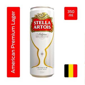 Cerveja STELLA ARTOIS Sleek Lager Lata 350ml