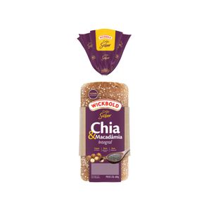 Pão Integral WICKBOLD Chia & Macadâmia Pacote 400g