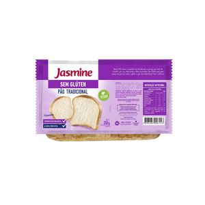 Pão JASMINE Sem Glútem Tradicional Fatiado Pacote 350g