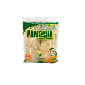 Pamonha Doce PAMONHARIA GOIÂNIA Natural de Milho Pacote 400g