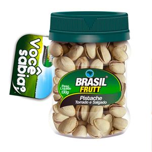 Pistache BRASIL FRUTT Torrado e Salgado Pote 130g