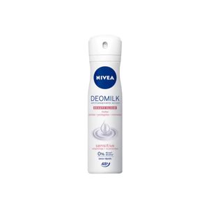 Desodorante Feminino Aerosol NIVEA Milk Sensitive Frasco 150ml