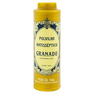 Talco GRANADO Polvilho Antisseptico Frasco 100g