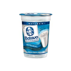Iogurte Natural Integral BATAVO Pote 170g