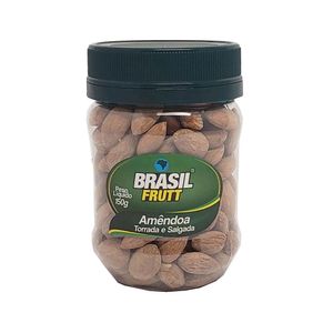 Amêndoa Torrada e Salgada BRASIL FRUTT Pote 150g