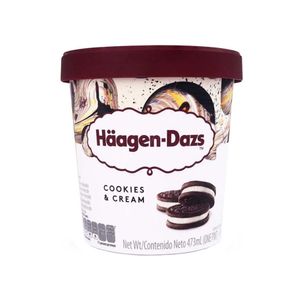 Sorvete Häagen Dazs Cookies & Cream Pote 473ml