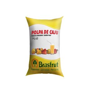 Polpa BRASFRUT Sabor Caju Pacote 1kg