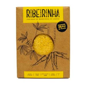 Farinha de Mandioca do Uarini RIBEIRINHA Gourmet Pacote 1kg