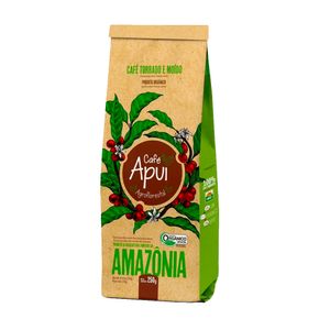 Café Torrado e Moído APUÍ Orgânico Pacote 250g