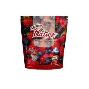 Frutas Vermelhas Inteiras Congeladas PRÁTICO Sachê 400g