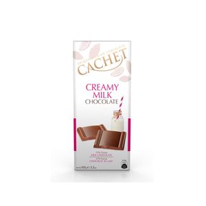 Chocolate Belga ao Leite CACHET Chocolate 31% Cacao Tablete 100g