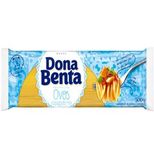 Macarrão DONA BENTA C/Ovos Espaguete Pacote 500g