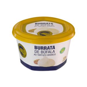 Queijo Burrata Trufada BÚFALO DOURADO Pote 120g