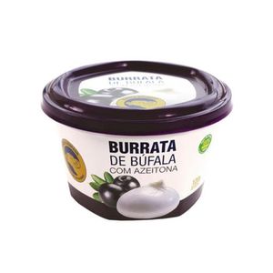 Queijo Burrata BÚFALO DOURADO Azeitona Pote 120g