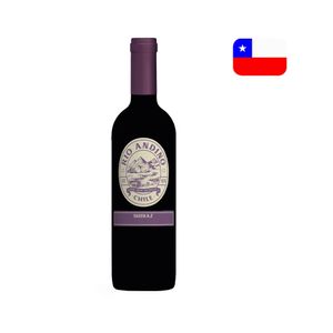 Vinho Tinto Chileno RIO ANDINO Shiraz Garrafa 750ml