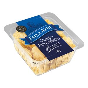 Queijo Parmesão Lascas FAIXA AZUL Pote 150g