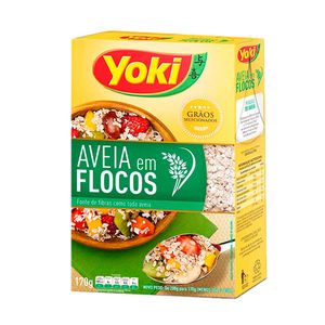 Aveia Flocos Grossos YOKI Caixa 170g