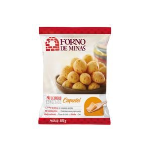 Pão de Queijo Congelado FORNO DE MINAS Coquetel Pacote 400g