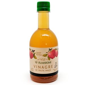 Vinagre de Fruta Maçã ALMAROMI Orgânico Frasco 400ml