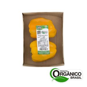 Pimentão Amarelo RIO DE UNA Orgânico Bandeja 500g