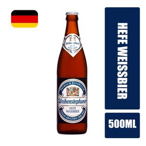 Cerveja WEIHENSTEPHANER Hefe Weissbier Garrafa 500ml