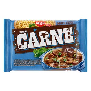 Macarrão Instantâneo NISSIN de Carne Nosso Sabor Pacote 74g