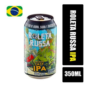 Cerveja ROLETA RUSSA Easy India Pale Ale Lata 350ml