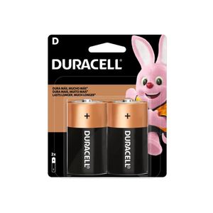 Pilha Alcalina DURACELL Grande com 2 Un