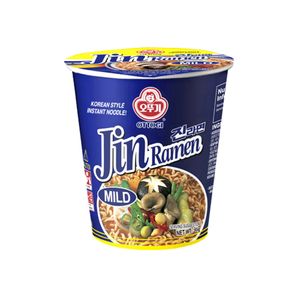 Lamen Coreano Mild JIN RAMEN Ottogi Vegetais Pote 65g