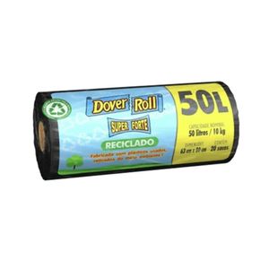 Saco Para Lixo DOVER ROLL 50Litros Reforçado Rolo 2Un