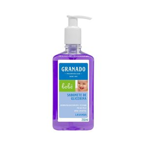 Sabonete Líquido de Glicerina GRANADO Lavanda Bebê Frasco 250ml