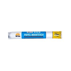 Papel Manteiga WYDA Rolo 29cm x 7,5m