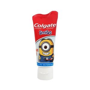 Gel Dental Infantil COLGATE com Flúor Bubble Fruit Minions Smiles Bisnaga 100g