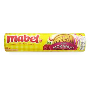 Biscoito Recheado MABEL Mais Recheio Morango 140g