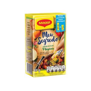 Tempero Meu segredo MAGGI Feito Com 7 Vegetais Caixinha 49g