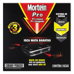 Inseticida Isca Mata Baratas Mortein Pro Caixa 2 Unidades