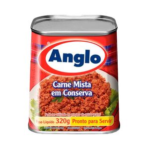 Carne Mista em Conserva ANGLO Tradicional Sabor Carne Lata 320g