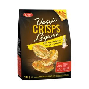 Salgadinho Crips Vegano Canadense DARE Legume Vinagre Sal 100g