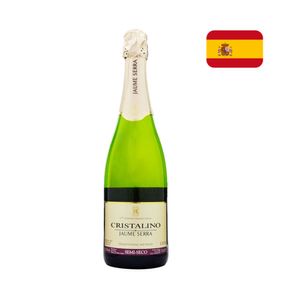 Espumante Cava Espanhol CRISTALINO Jaume Serra Semi Seco Garrafa 750ml