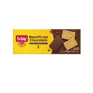 Biscoito com Chocolate SCHÀR Cioccolato sem Glúten Caixa 150g