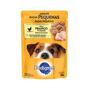 Ração para Cães Adultos Pedigree Frango ao Molho Sachê 100g