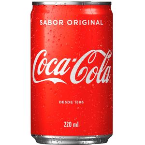 Refrigerante Sleek Mini Coca Cola Lata 220ml