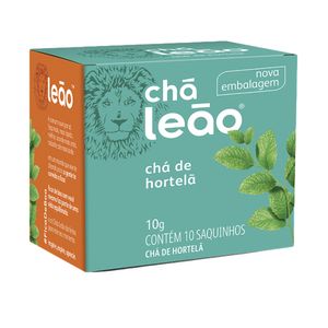 Chá Hortelã LEÃO Caixa 10un