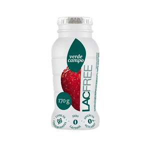 Iogurte Desnatado Zero Lactose VERDE CAMPO Lacfree Frasco 170g